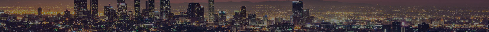 Los Angeles Skyline at Night Banner Image